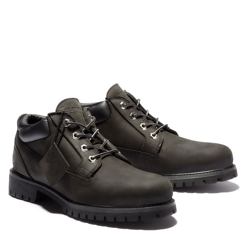 Timberland Μποτες Χιονιού Ανδρικα Μαυρα - Classic Oxford Waterproof - Greece 9861452-DE